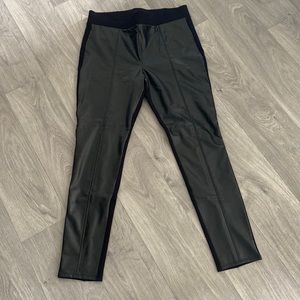 Faux leather leggings